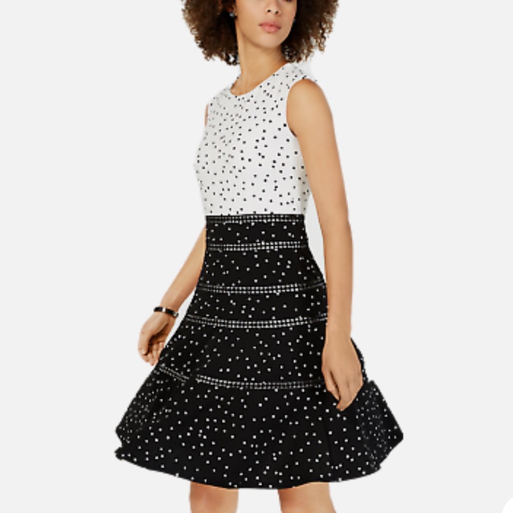 Black and white Polka dot dress